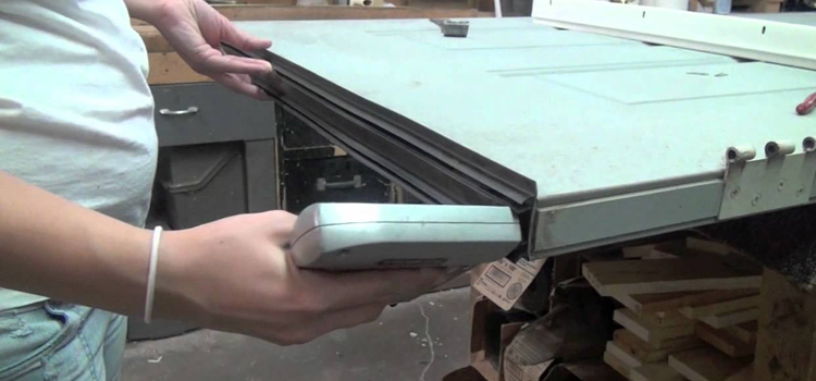 damaged steel door repair Gustine